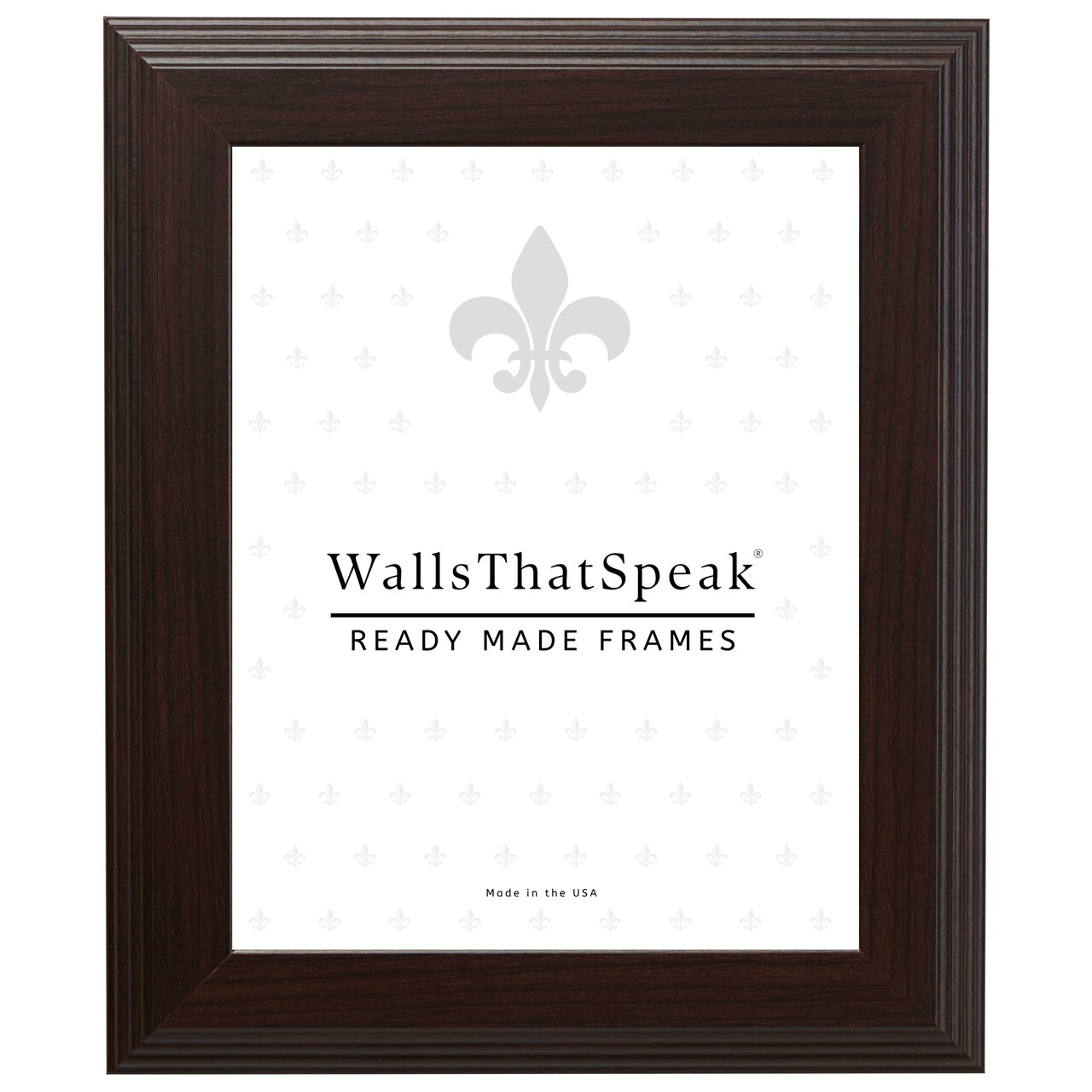 18x24 Picture Frame, Mossehaus 1.5 Inch MDF Moulding, Wall Display Frame for Art, Posters, or Photos by wallsthatspeak